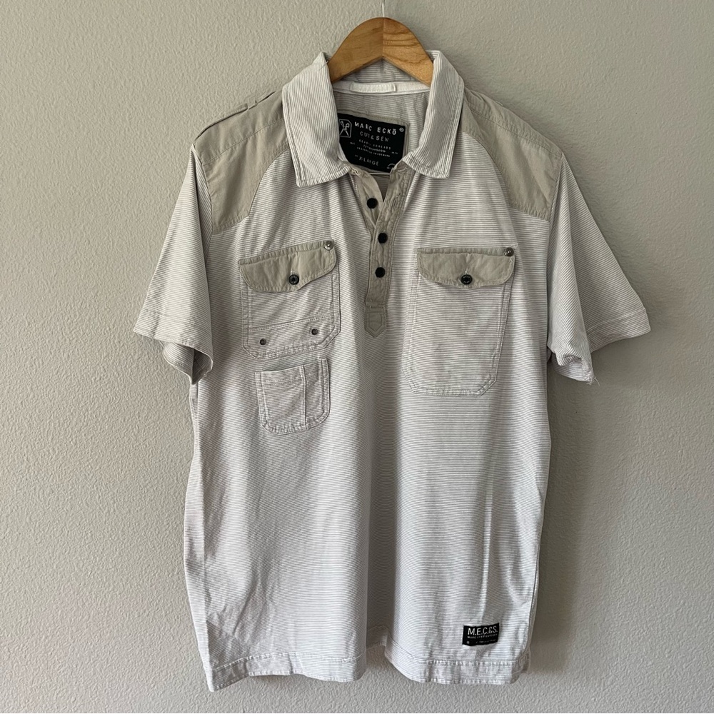 MARC ECKO Cut & Sew Mens Polo Shirt Size XL